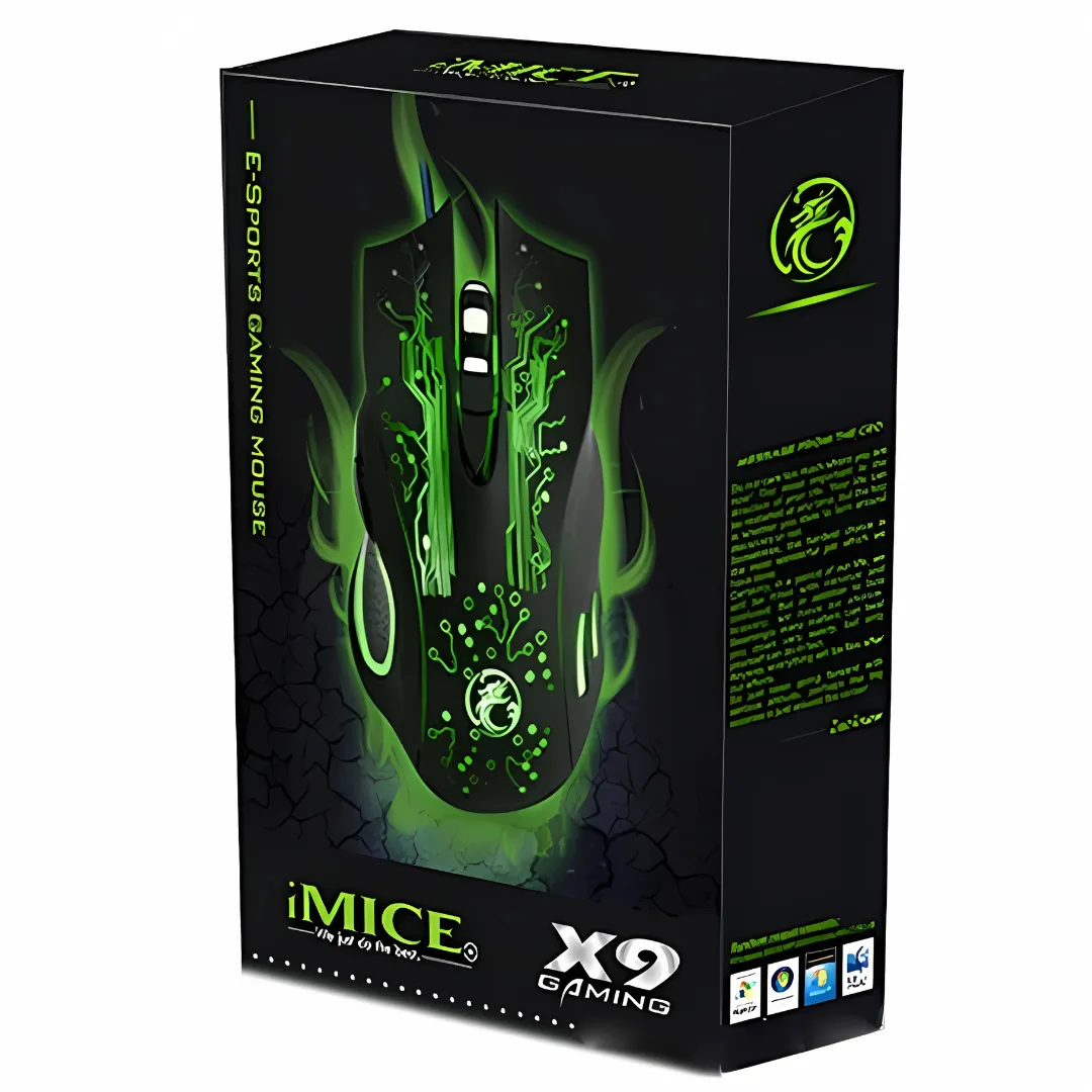IMice X9 Wired Gaming Mouse (Black)