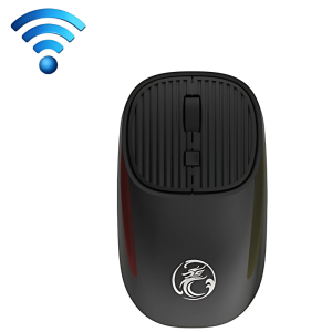 MOUSE INALAMBRICO 2.4G IMICE G4 NEGRO RECARGABLE