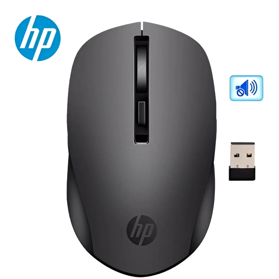 🖱️ HP S1000 Plus – Mouse Inalámbrico 2.4GHz (Negro)