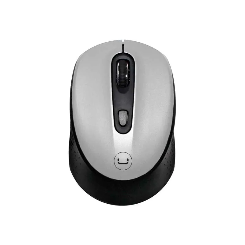 Mouse Inalámbrico Unno Tekno Contour 1600DPI Plateado