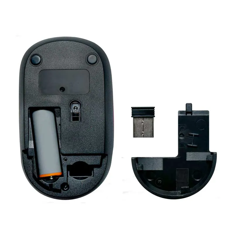 Mouse Inalámbrico Unno Tekno Curve 1200DPI Azul