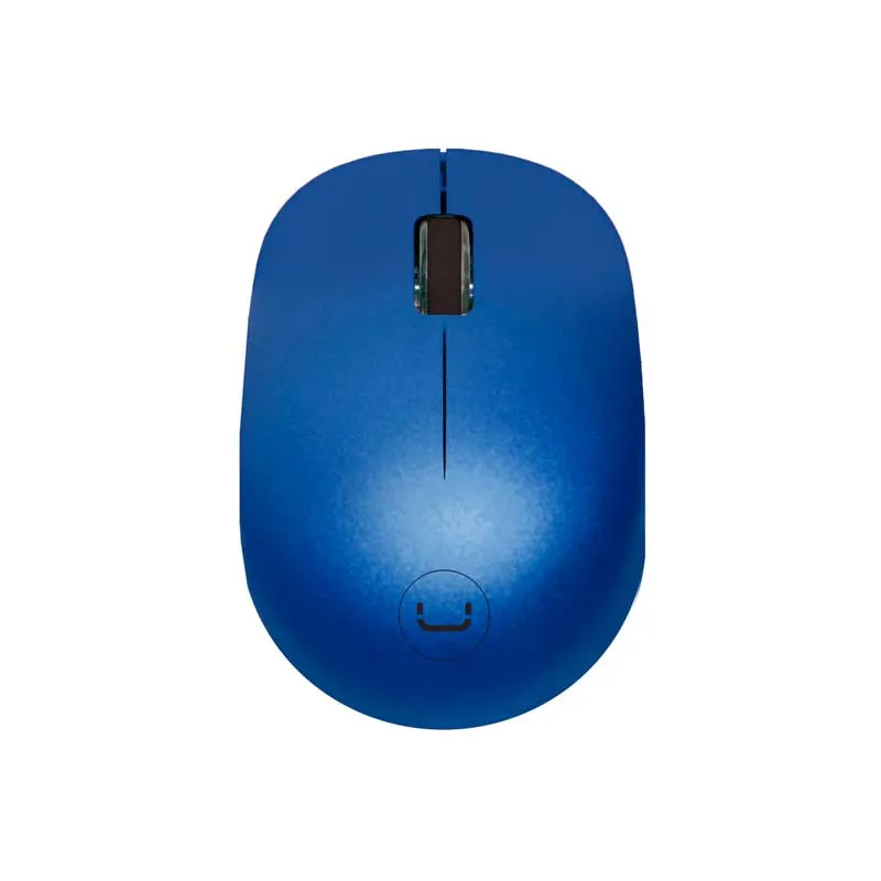 Mouse Inalámbrico Unno Tekno Curve 1200DPI Azul
