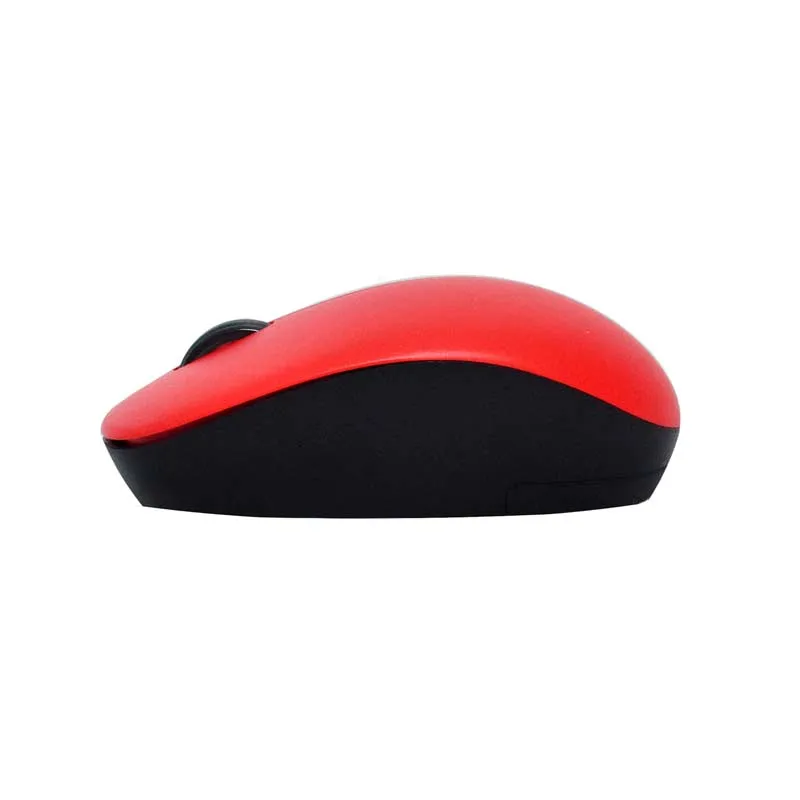 Mouse Inalámbrico Unno Tekno Curve 1200DPI Rojo