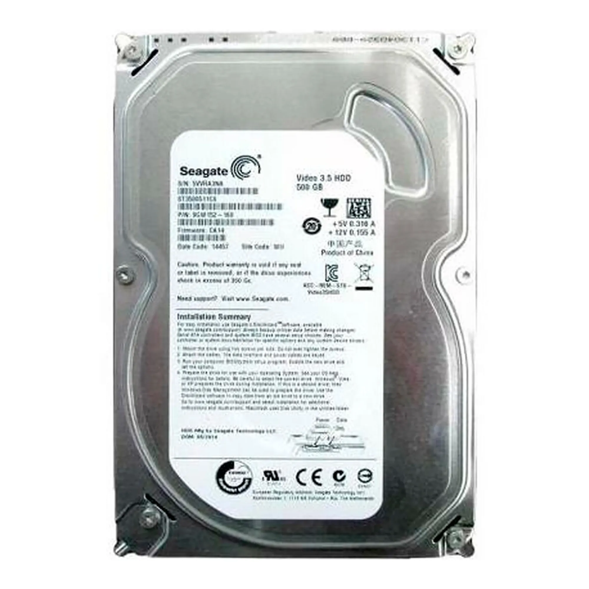 💽 Seagate 500GB 3.5″ SATA – Disco Duro Interno para PC (Reacondicionado)