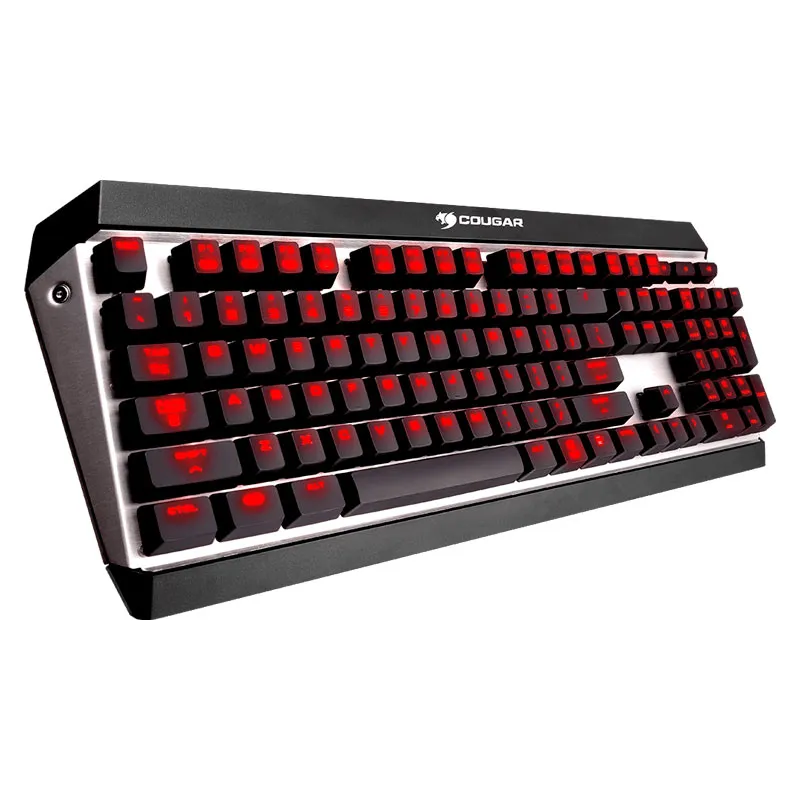 Teclado Gaming Mecánico Alámbrico Cougar Attack X3 Gris Claro