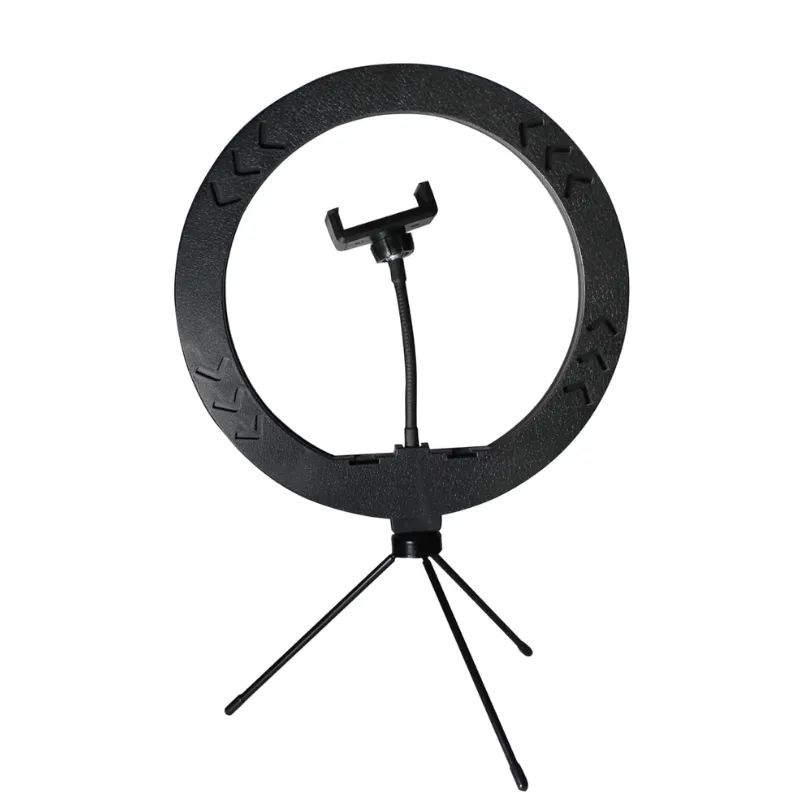 Aro de Luz VTA+ 12″ con Trípode para Celular y Control Bluetooth – Negro