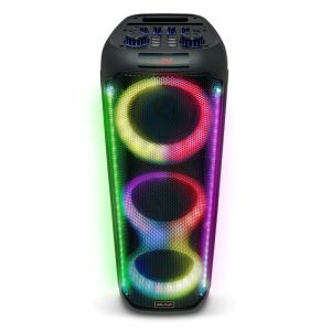 Bocina Dolphin KP-380 Karaoke Speaker Triple 8″ Bluetooth 3800W Negro