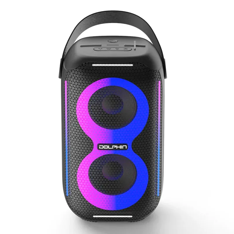 Bocina Dolphin S20 Waterproof Portable Bluetooth 20W Negro