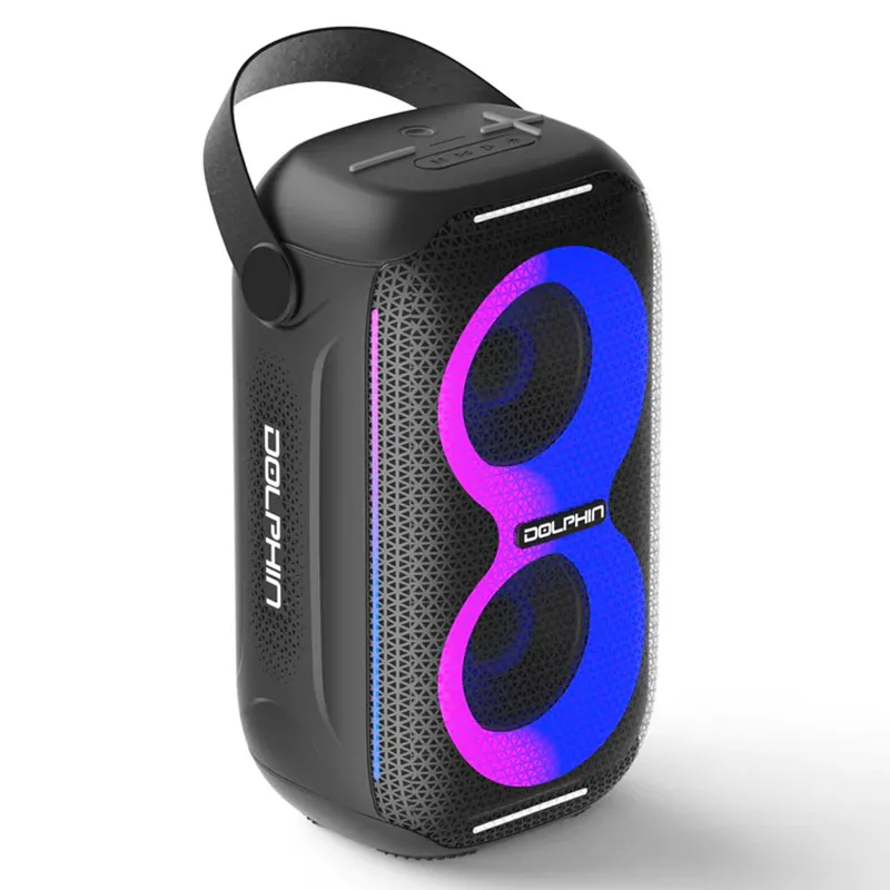 Bocina Dolphin S20 Waterproof Portable Bluetooth 20W Negro