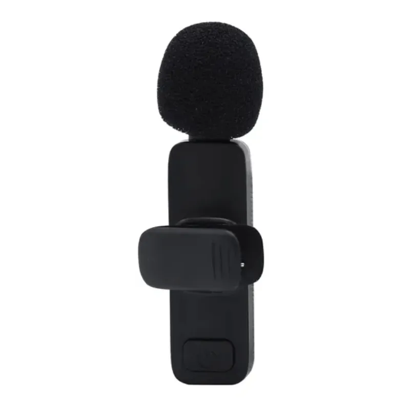 Micrófono de Solapa VTA+ Inalámbrico Lightning con Gancho Negro