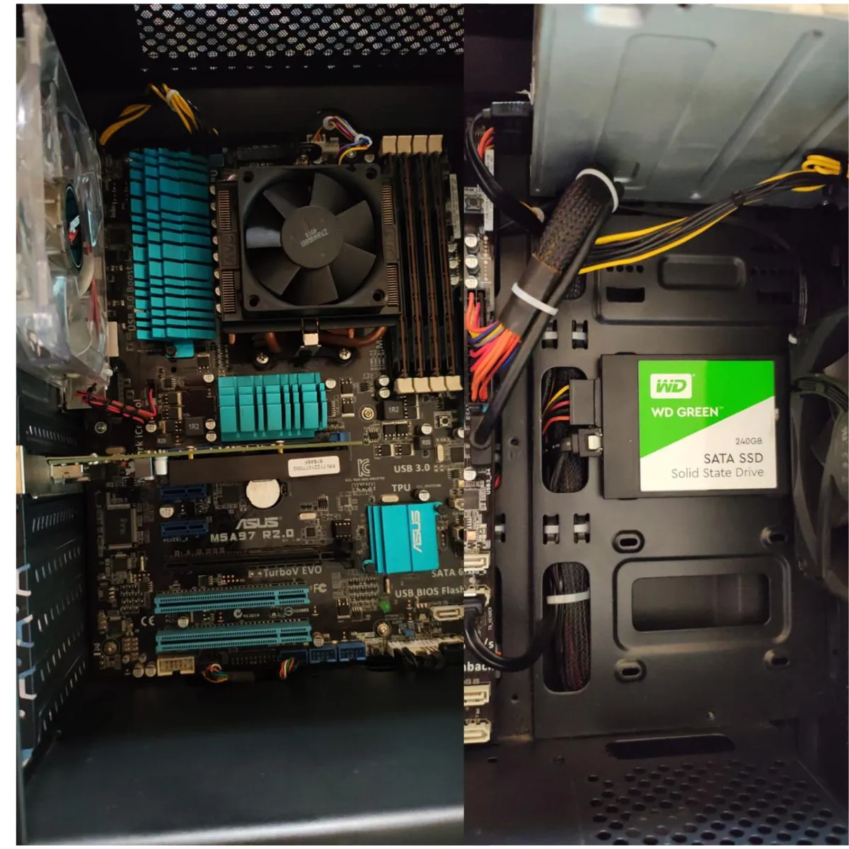 CPU BASICO GAMER AMD FX 8320E, RAM 16GB, SSD 240GB