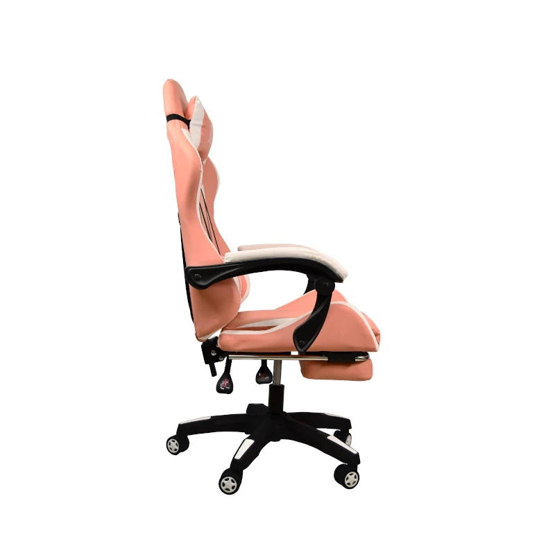 Silla Gaming Max Rosa 220Lb Con Reposa Pies Nenotech