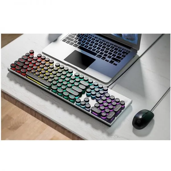 TECLADO HP TECLADO REDONDA K500Y NEGRO