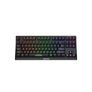 Teclado Marvo Gaming Usb Tipo-C Negro Rainbow Switch Azul Kg953 Mecanico Tkl Anti-Ghosting