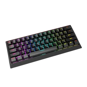 Teclado Marvo Gaming Usb Tipo-C Negro Rainbow Switch Rojo Kg962Sp-R Mecanico 60% Anti-Ghosting