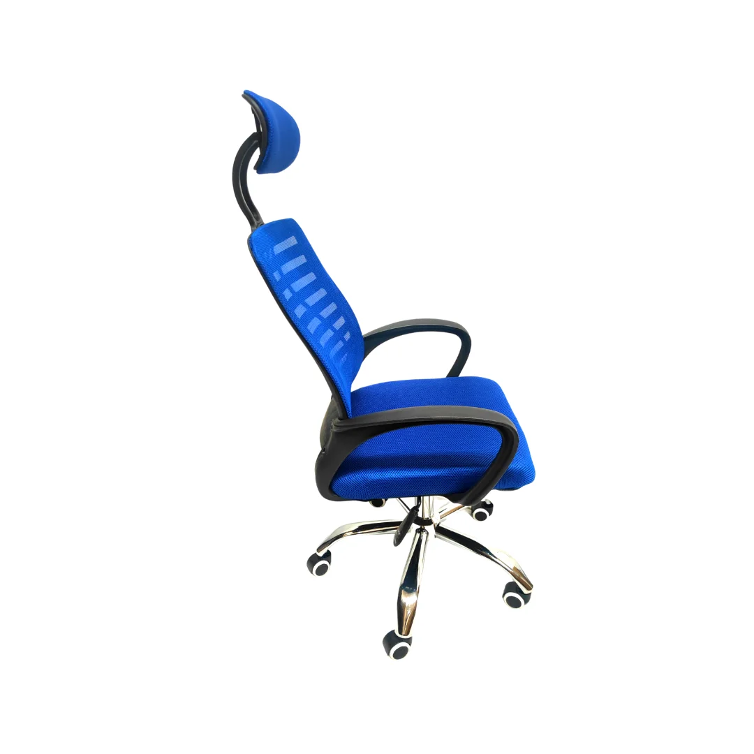 SILLA EJECUTIVA CON APOYACABEZA 9102 AZUL