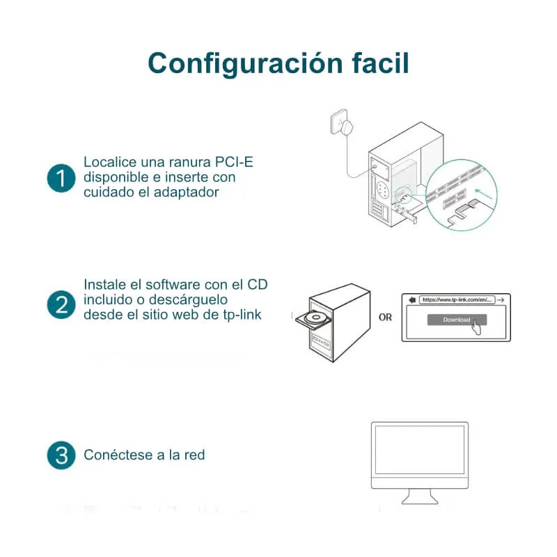 Tarjeta de Red TP-Link TG-3468 PCIe Gigabit RJ45