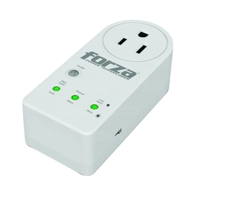 Protector De Voltaje De 1 Salida, 120V, 1800W, FVP-1201B Forza