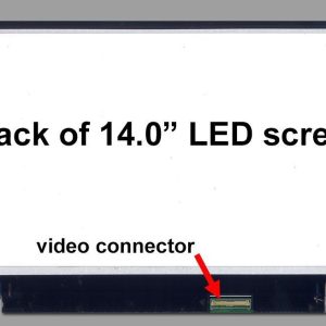 Pantallas 14.0 pulgadas de 40 pines LED SLIM WXGA con brackets superior e inferior