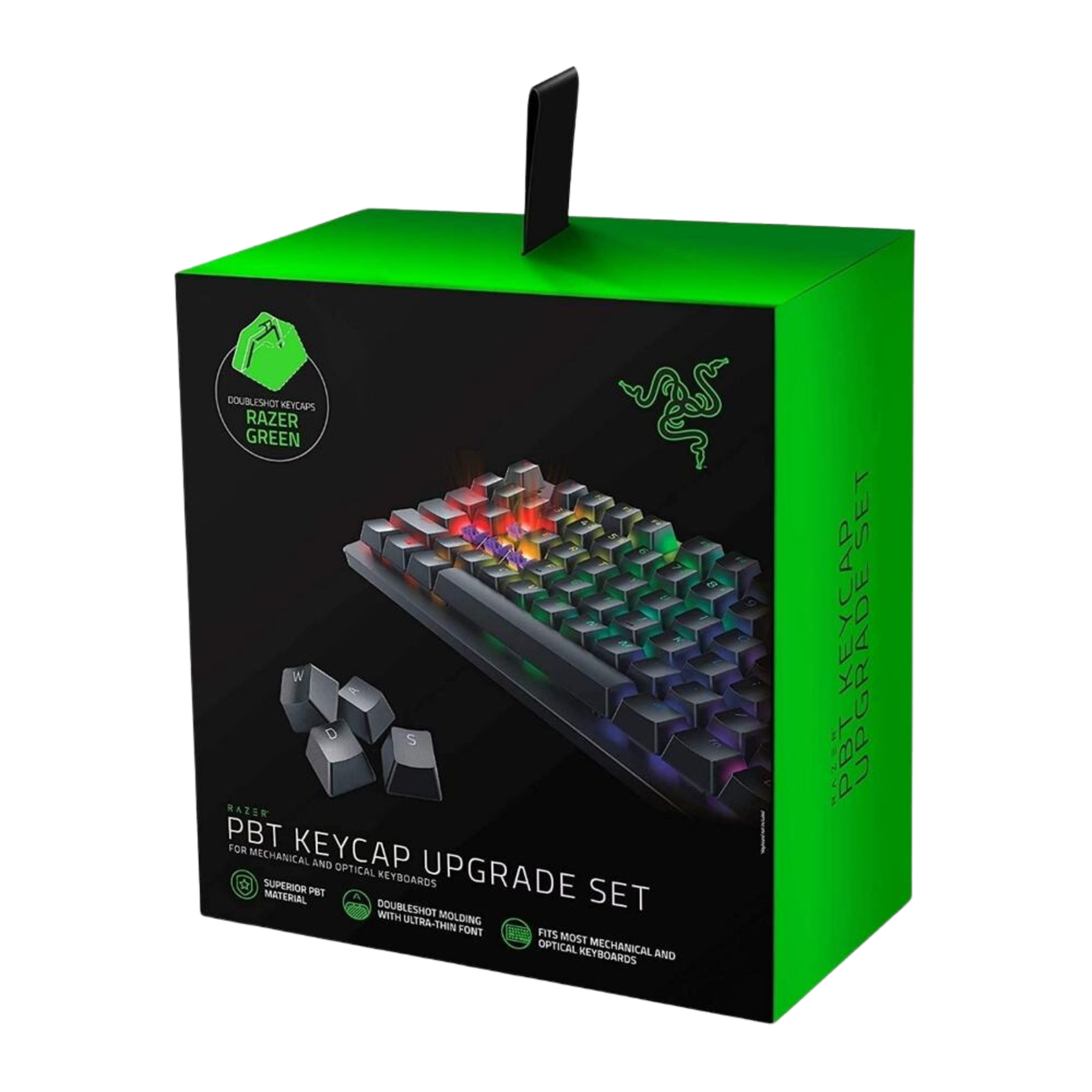 Razer PBT green Keycaps