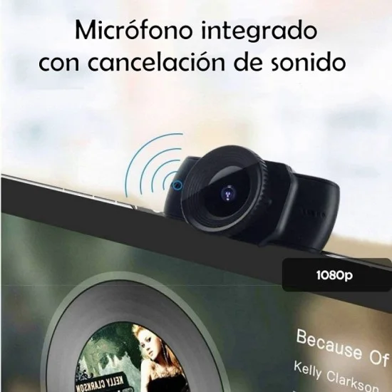 Cámara web 1080P res 1920*1080, 1280*720