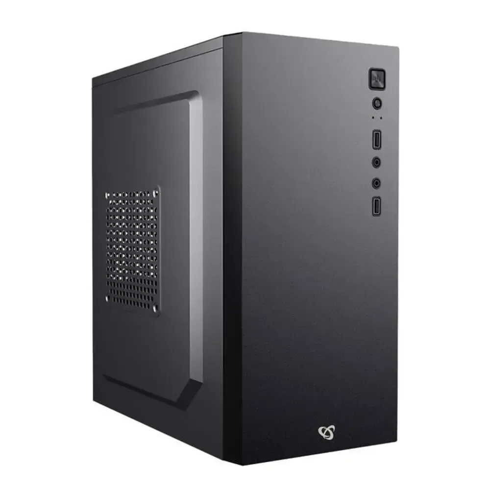 Case KME CM15KTRA001C Mini Torre Micro ATX Negro + Fuente de Poder 600W