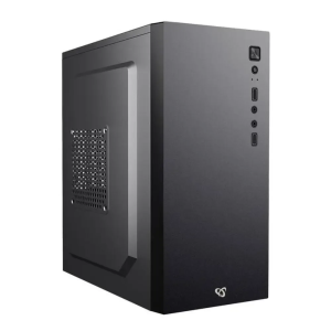 Case KME CM15KTRA001C Mini Torre Micro ATX Negro + Fuente de Poder 600W