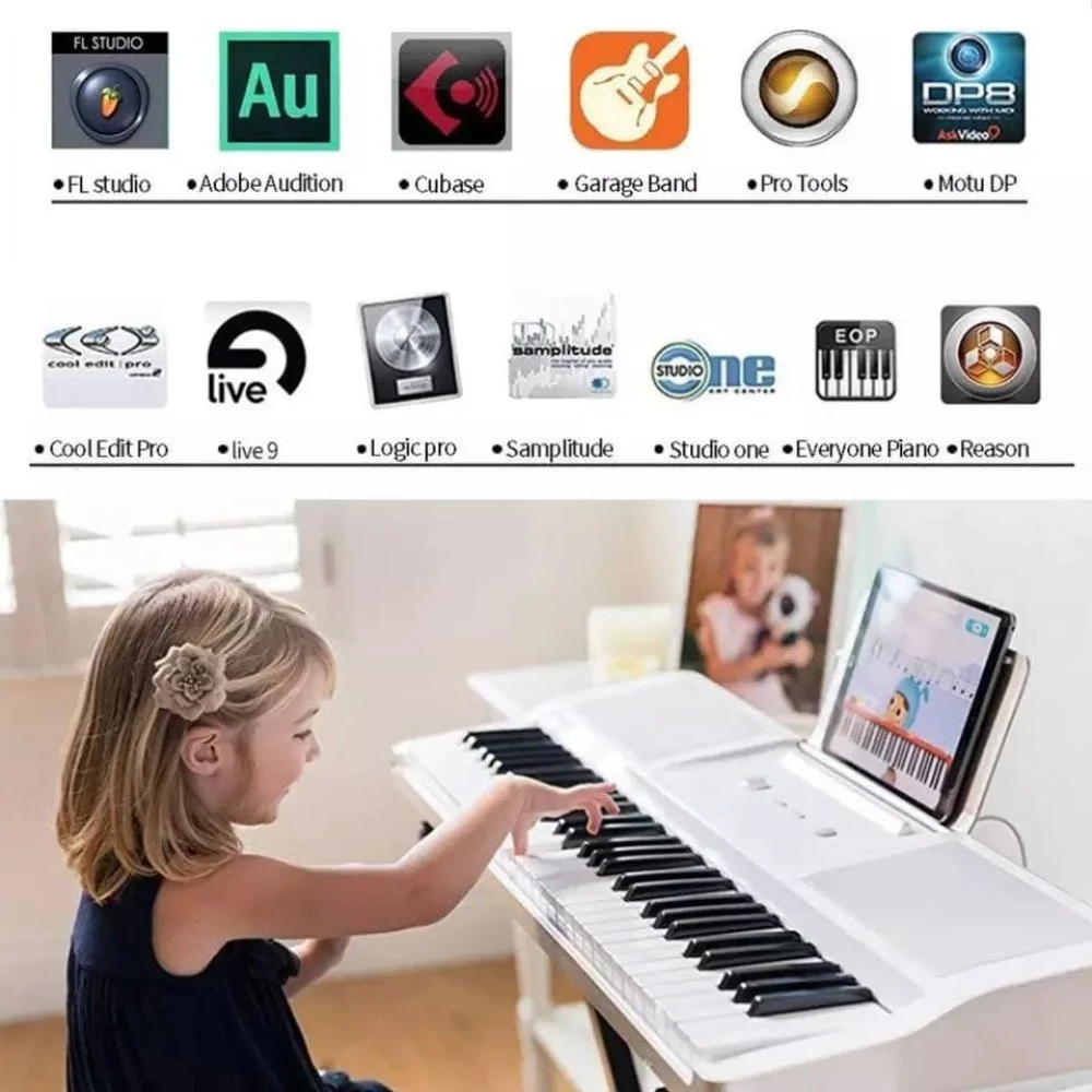 USB B MIDI a lightning