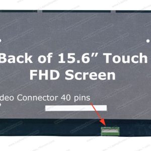 Pantallas LED 15.6 FHD TOUCH 1920 X 1080 de 40 pines, micro bordes, 60Hz B156HAK02.2 HW2A conector atrás