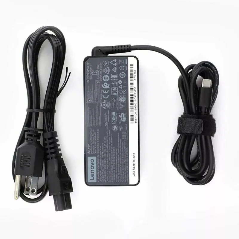 CARGADOR LENOVO USB-C 65 WATTS ORIGINAL