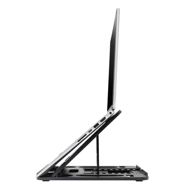 Base para Notebook Unno Tekno NC6115BK 17″ con 8 Niveles de Inclinación + Soporte para el Celular