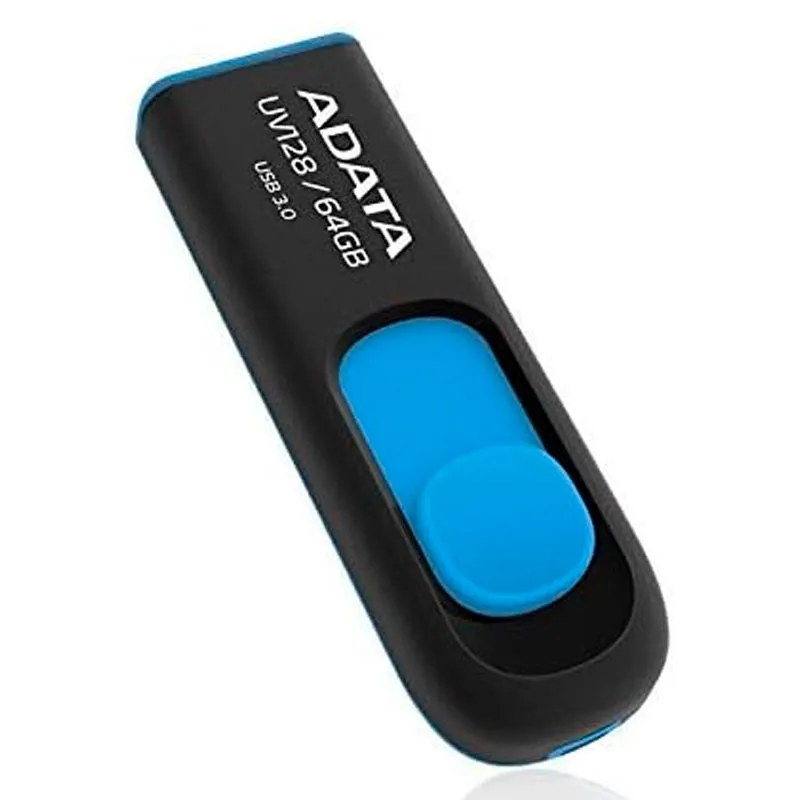 Memoria USB ADATA 64GB UV128 3.0 Azul