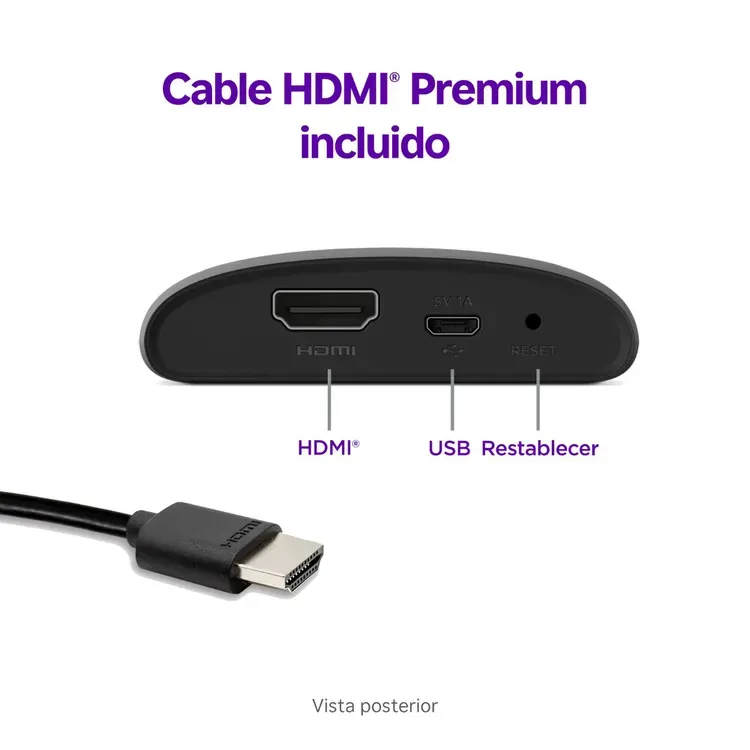 Dispositivo Roku Express Para Streaming Y Video Hd 1080P