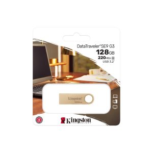 Memoria USB Kingston DTSE9 G3 3.2 DORADA DE 128GB