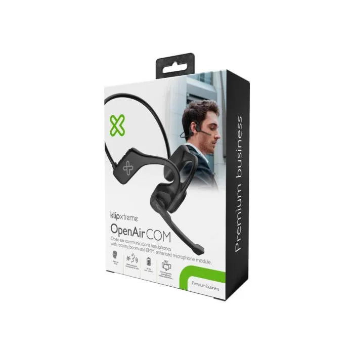 Audifonos Klip Xtreme KOE-750BK para Comunicación Profesional Con Micrófono