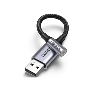 Adaptador Audio Usb-A 3.5Mm Gris Cm477 Ugreen