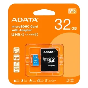Memoria Micro Sd Adata 32 Gb 10 Ausdh32guicl10 Ra1