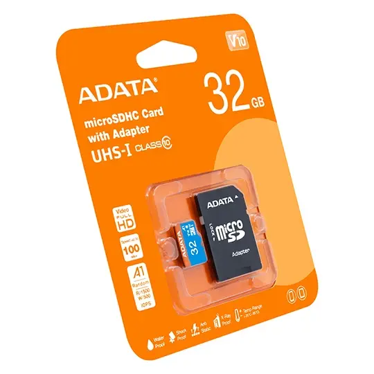Memoria Micro Sd Adata 32 Gb 10 Ausdh32guicl10 Ra1