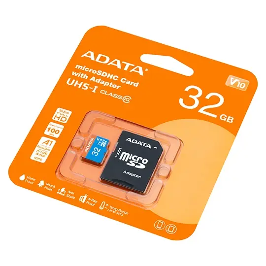 Memoria Micro Sd Adata 32 Gb 10 Ausdh32guicl10 Ra1