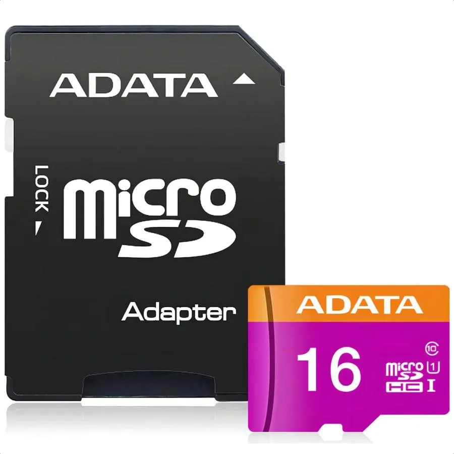 MEMORIA MICROSD ADATA 16GB CLASE 10 AUSDH16GUICL10- RA1 2