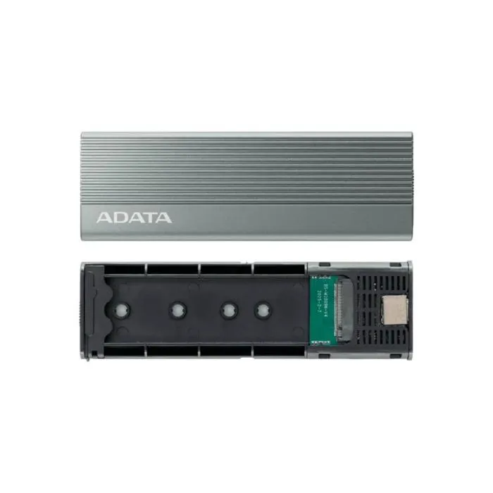 Enclosure M.2 para SSD PCIe a USB-C - Gris Metalico